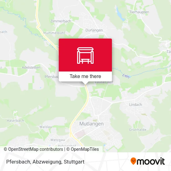 Карта Pfersbach, Abzweigung