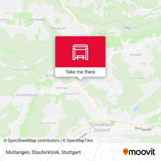 Карта Mutlangen, Stauferklinik