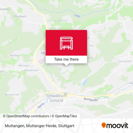 Карта Mutlangen, Mutlanger Heide