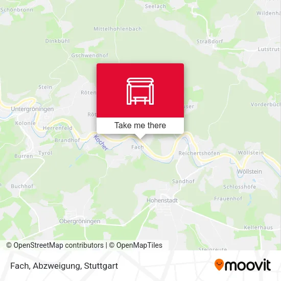 Карта Fach, Abzweigung