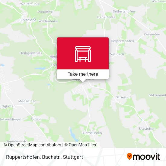 Ruppertshofen, Bachstr. map