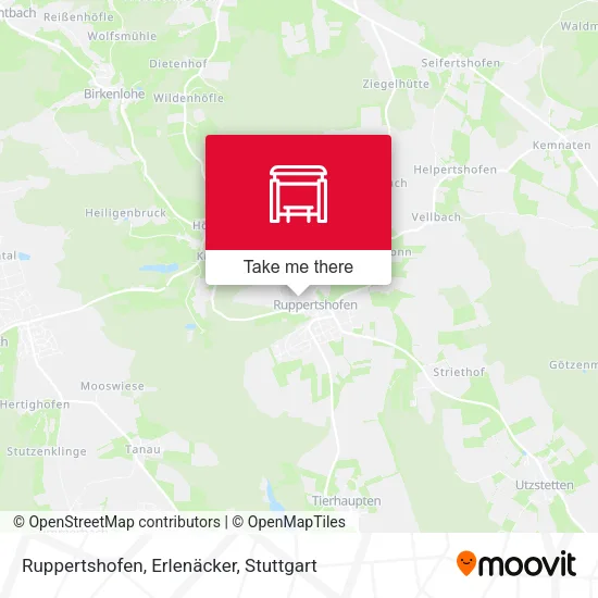 Карта Ruppertshofen, Erlenäcker