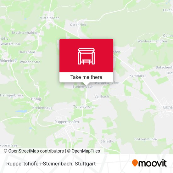 Ruppertshofen-Steinenbach map
