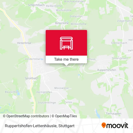 Карта Ruppertshofen-Lettenhäusle