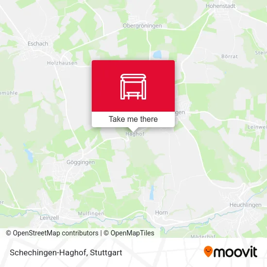 Карта Schechingen-Haghof