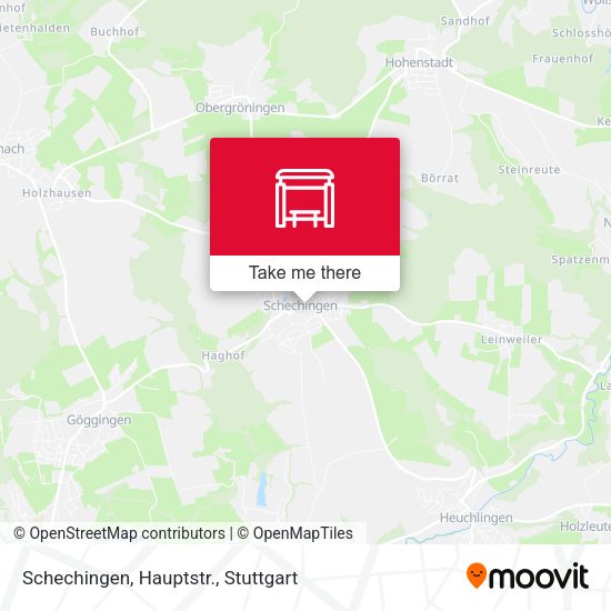 Карта Schechingen, Hauptstr.