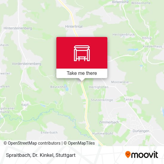 Spraitbach, Dr. Kinkel map
