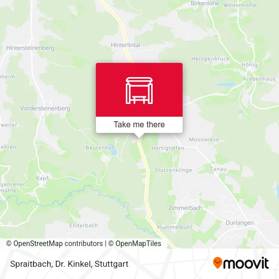 Карта Spraitbach, Dr. Kinkel
