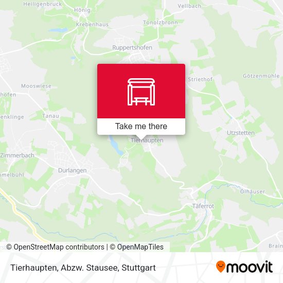 Tierhaupten, Abzw. Stausee map