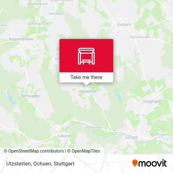 Карта Utzstetten, Ochsen
