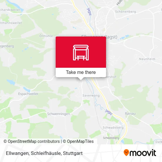 Карта Ellwangen, Schleifhäusle