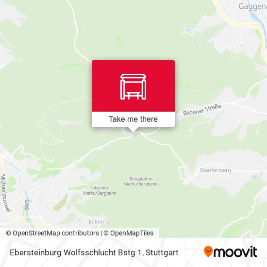 Карта Ebersteinburg Wolfsschlucht Bstg 1