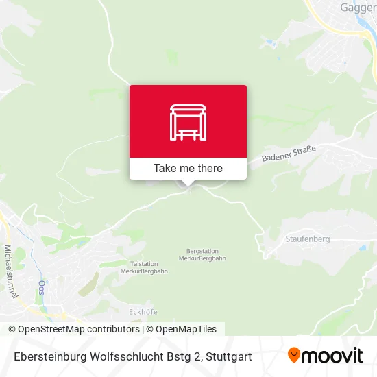 Карта Ebersteinburg Wolfsschlucht Bstg 2