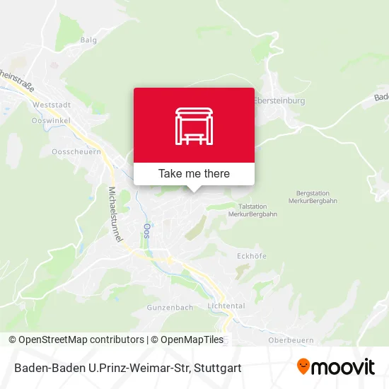 Карта Baden-Baden U.Prinz-Weimar-Str