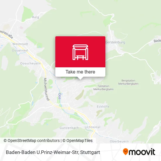 Карта Baden-Baden U.Prinz-Weimar-Str