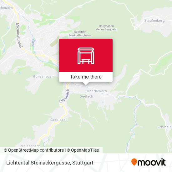 Lichtental Steinackergasse map
