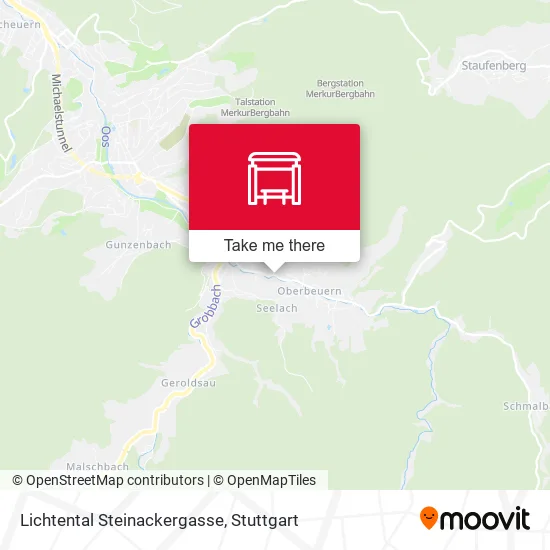 Lichtental Steinackergasse map