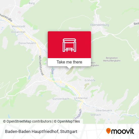 Baden-Baden Hauptfriedhof map
