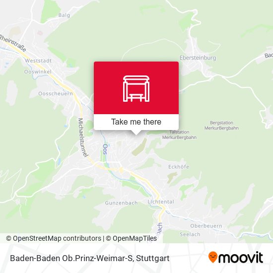 Карта Baden-Baden Ob.Prinz-Weimar-S