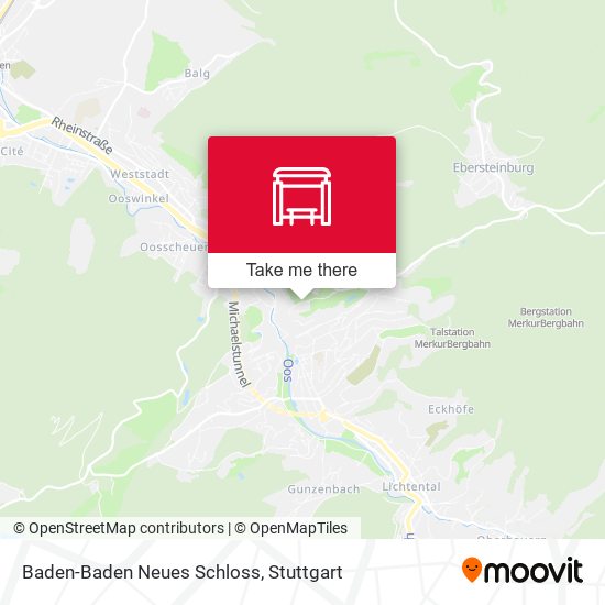 Baden-Baden Neues Schloss map