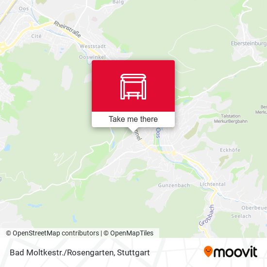 Bad Moltkestr./Rosengarten map