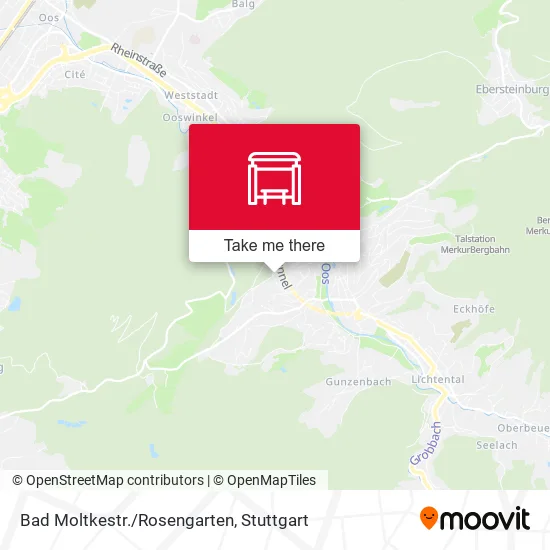 Карта Bad Moltkestr./Rosengarten