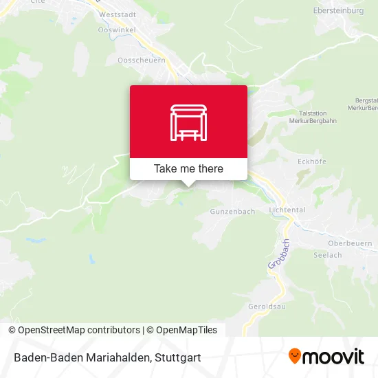 Карта Baden-Baden Mariahalden