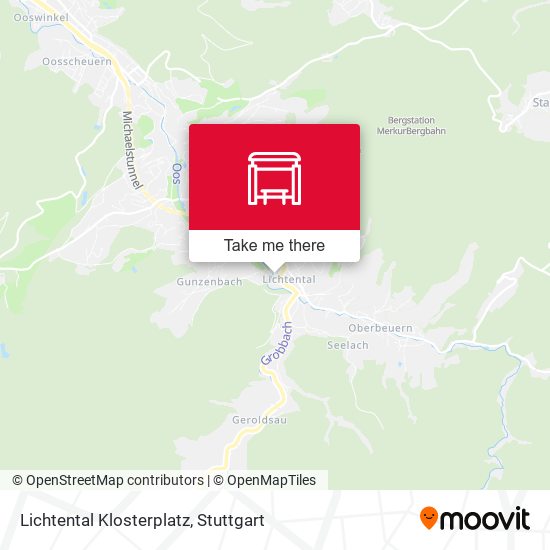 Lichtental Klosterplatz map