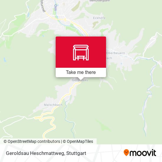 Карта Geroldsau Heschmattweg