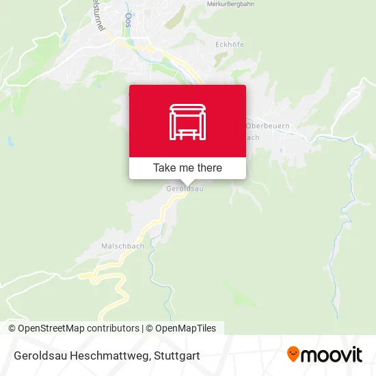 Карта Geroldsau Heschmattweg