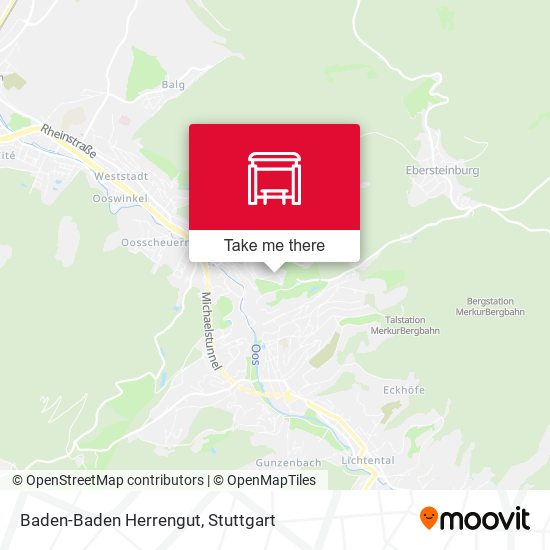 Baden-Baden Herrengut map