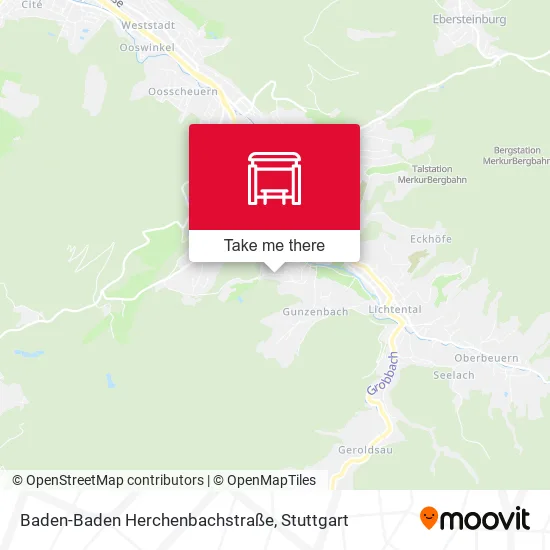Карта Baden-Baden Herchenbachstraße