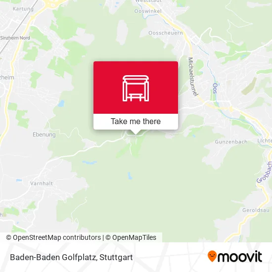 Карта Baden-Baden Golfplatz