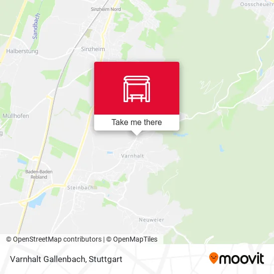 Карта Varnhalt Gallenbach
