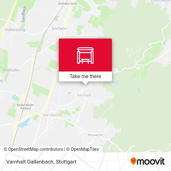 Карта Varnhalt Gallenbach