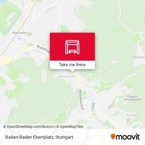 Карта Baden-Baden Ebertplatz