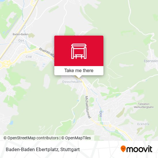 Карта Baden-Baden Ebertplatz