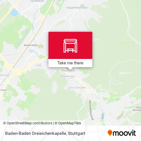 Карта Baden-Baden Dreieichenkapelle