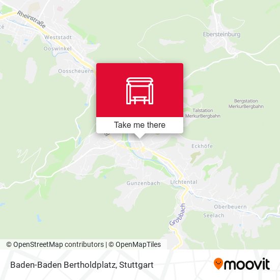 Baden-Baden Bertholdplatz map