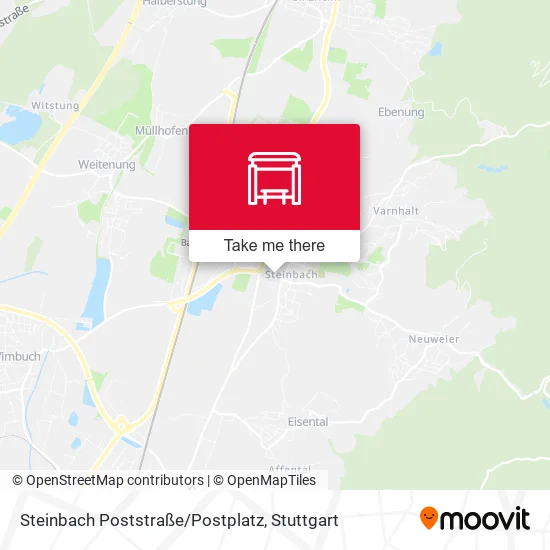 Карта Steinbach Poststraße/Postplatz