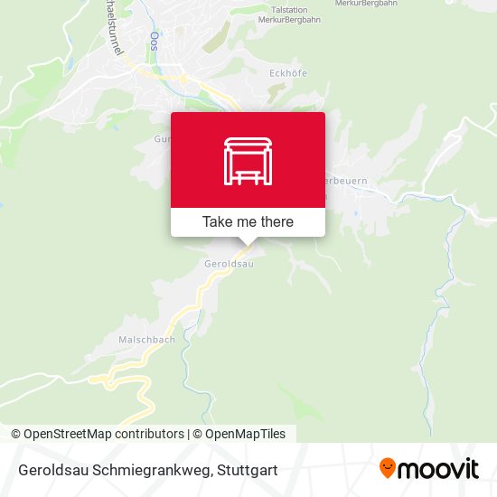 Geroldsau Schmiegrankweg map