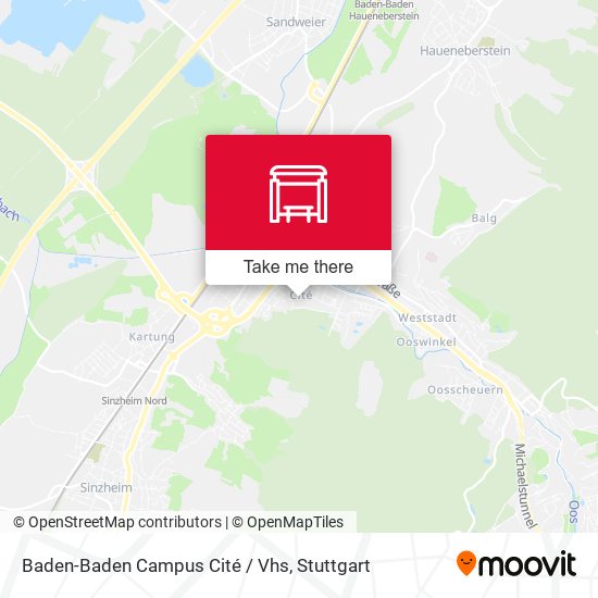 Baden-Baden Campus Cité / Vhs map