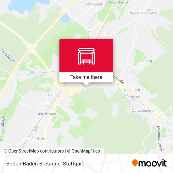 Карта Baden-Baden Bretagne