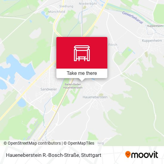 Haueneberstein R.-Bosch-Straße map