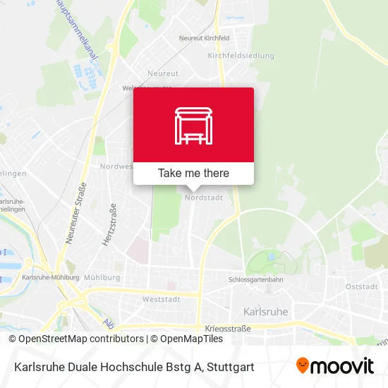 Карта Karlsruhe Duale Hochschule Bstg A