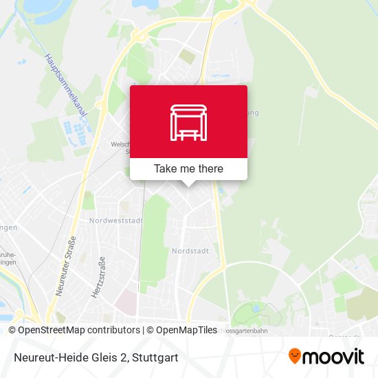 Neureut-Heide Gleis 2 map