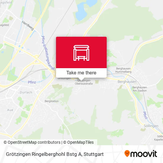 Карта Grötzingen Ringelberghohl Bstg A