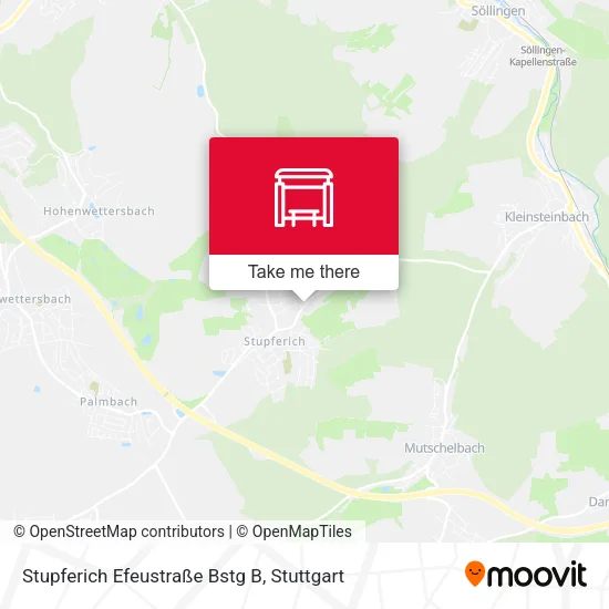 Карта Stupferich Efeustraße Bstg B