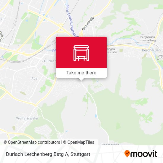 Durlach Lerchenberg Bstg A map