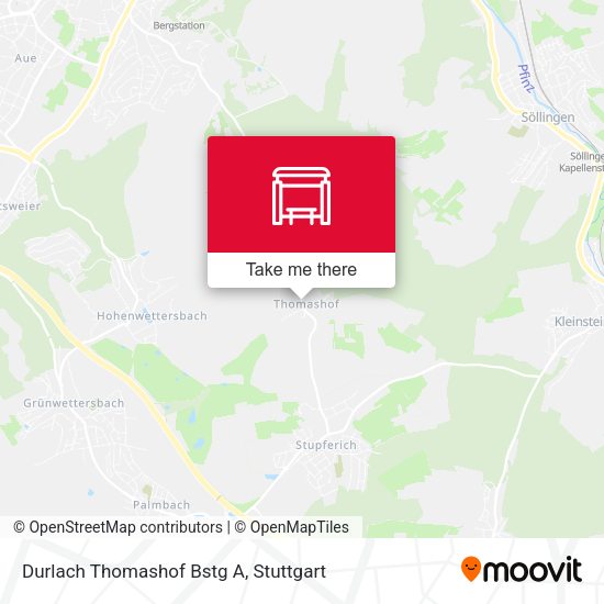 Durlach Thomashof Bstg A map
